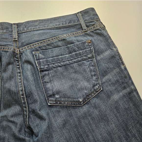 Gap Distressed Limited‎ Edition Ankle Jeans Women's Size 10 Dark Wash - Picture 3 of 11